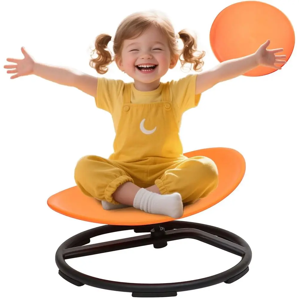 Sensory Swivel Chair for Kids - Non-Rotating Seat for Balance, Coordination, and Focus (Orange)
Sensory Swivel Chair for Kids - Non-Rotating Seat for Balance, Coordination, and Focus (Orange)