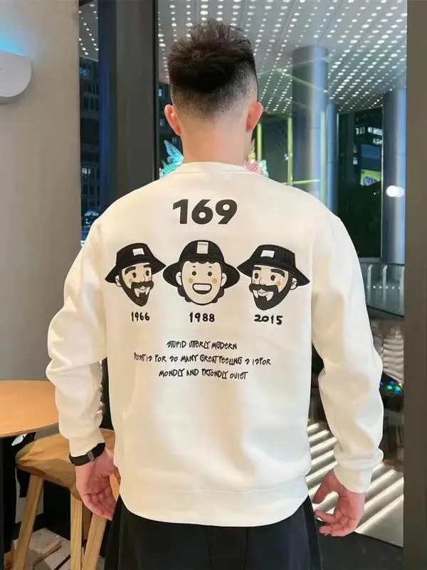 Autumn Winter New Faion Cartoon Print Men's Hoodie Long Sve Fce Lined round Ne Base irt Casual Sli Slim Fit
Autumn Winter New Faion Cartoon Print Men's Hoodie Long Sve Fce Lined round Ne Base irt Casual Sli Slim Fit