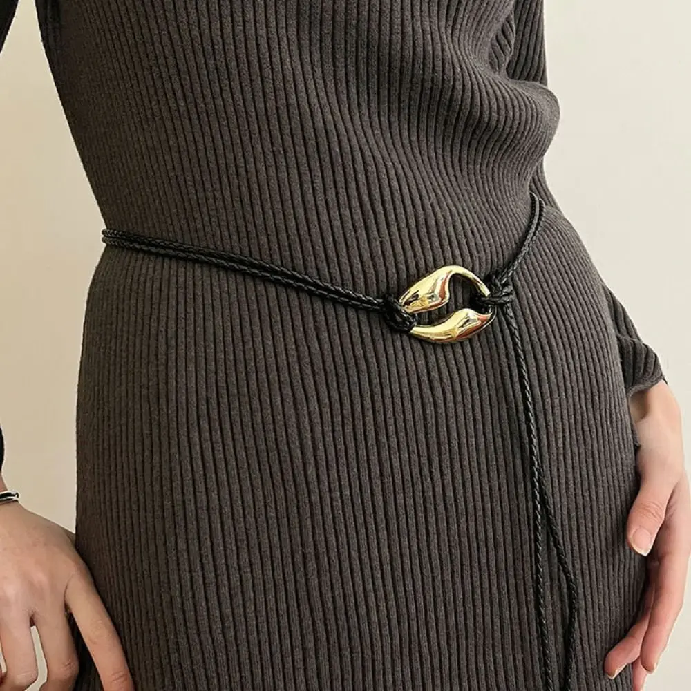 Gold Color Hollow Long Waist Chain New Leather Rope Metal Sweater Chain Necklace Women Jewelry Woven Knotted Clothing Belt
Gold Color Hollow Long Waist Chain New Leather Rope Metal Sweater Chain Necklace Women Jewelry Woven Knotted Clothing Belt