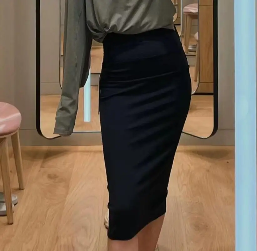 Ladies Simple Pencil Skirts Elegant All-Match High Waist Slim Women Skirts Female Classic Casual Bottoms
Ladies Simple Pencil Skirts Elegant All-Match High Waist Slim Women Skirts Female Classic Casual Bottoms