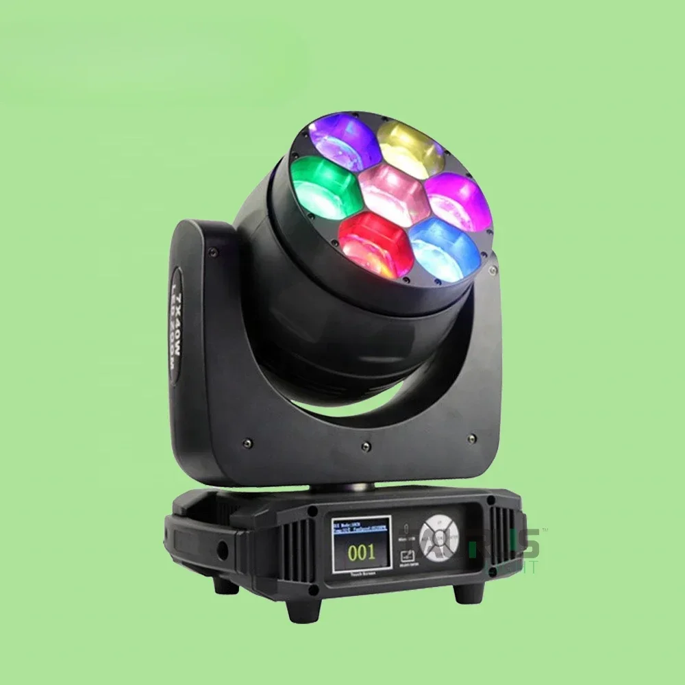 DJ mobile head beam of light 7x40W RGBW LED washer zoom light
DJ mobile head beam of light 7x40W RGBW LED washer zoom light