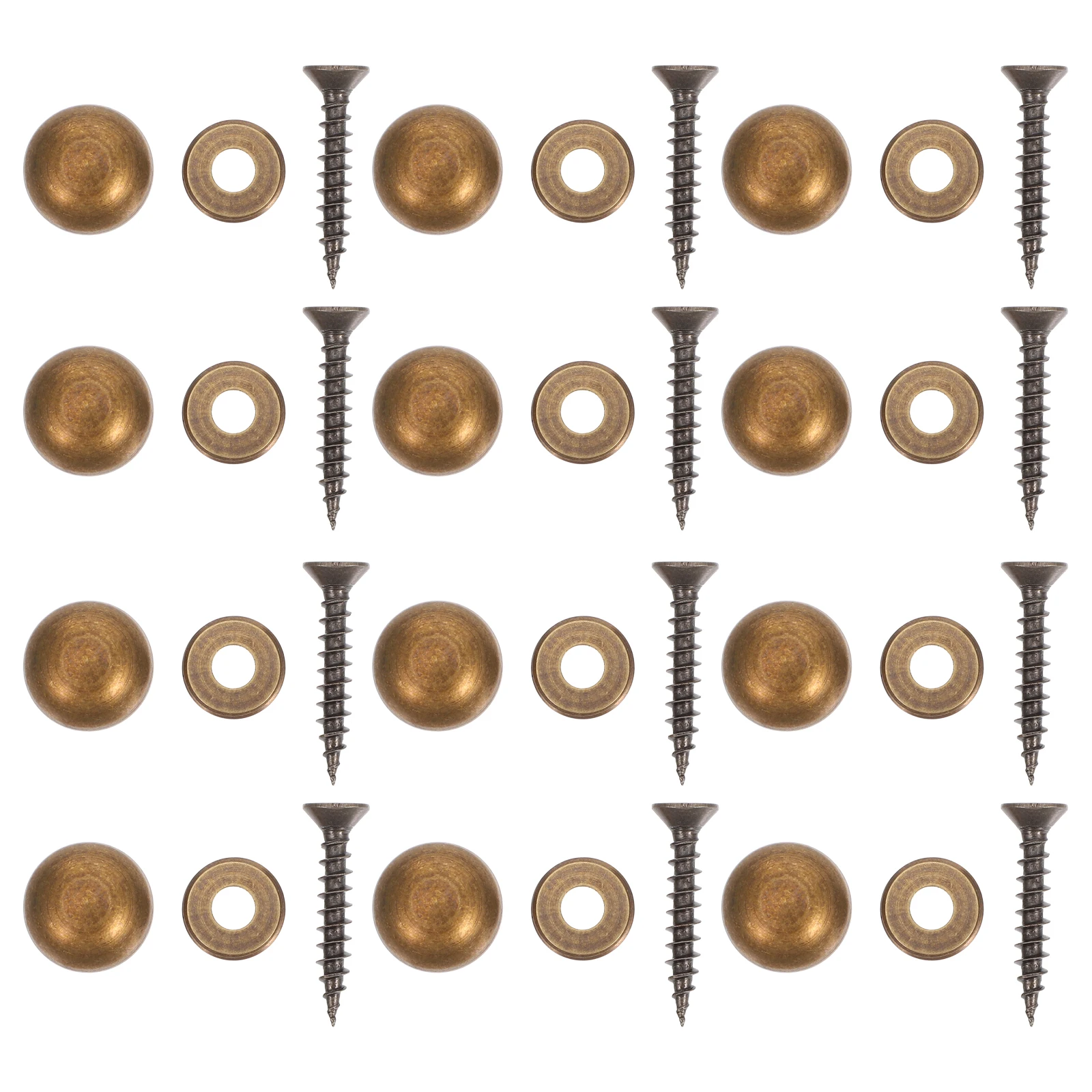 16 Pcs Glass Mirror Nails Copper Self Tapping Screws Decorative Flat Cap Furniture Hardware Material
16 Pcs Glass Mirror Nails Copper Self Tapping Screws Decorative Flat Cap Furniture Hardware Material