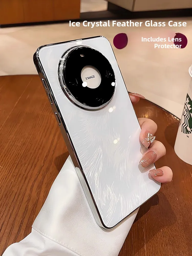 Silk Glass Phone Case for Mate70 pro Full Cover Protective with Lens Film Simple Design High End Feel ...
Silk Glass Phone Case for Mate70 pro Full Cover Protective with Lens Film Simple Design High End Feel ...