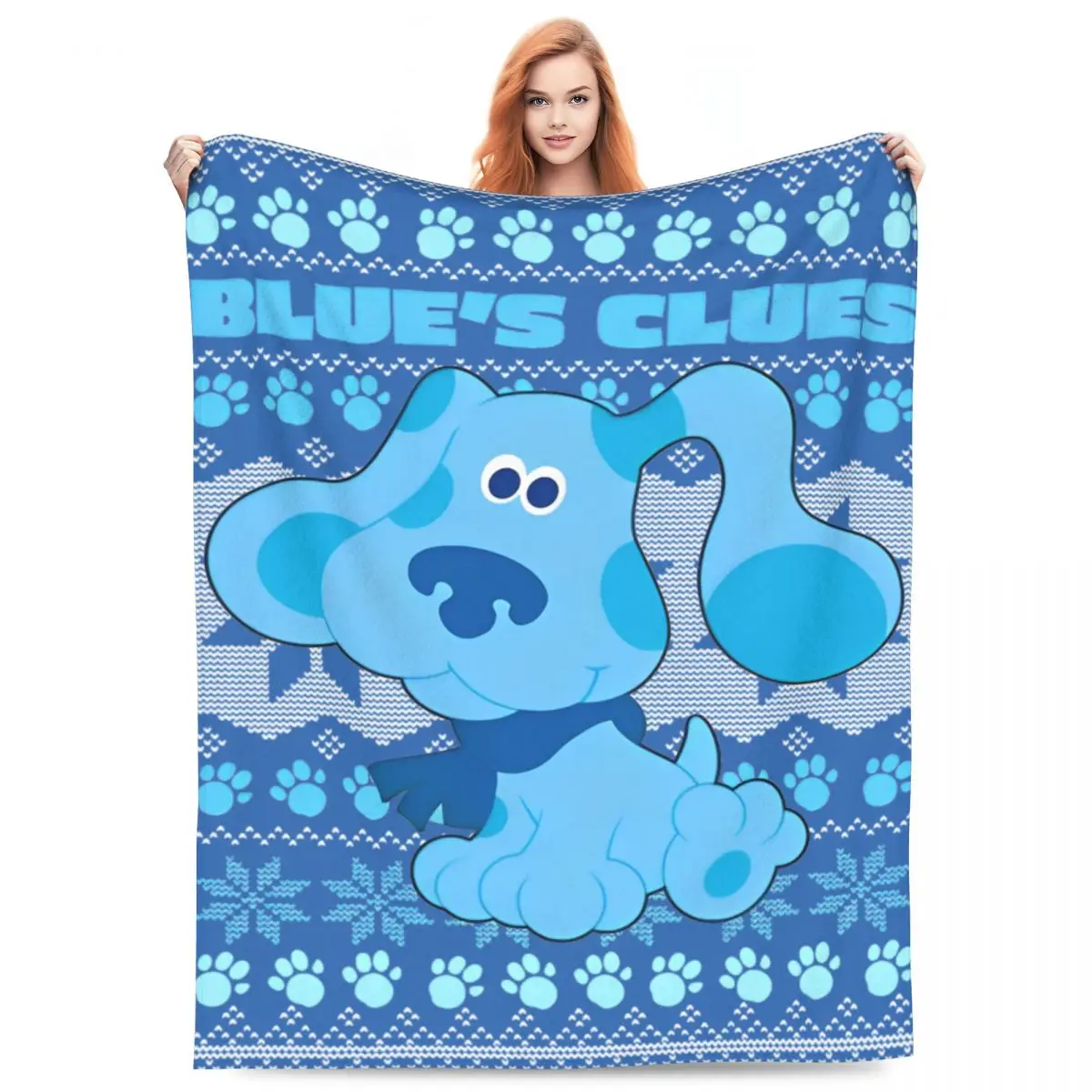 Blues Clues Christmas Blue Ugly Style Fleece Blankets Creative Throw Blanket for Sofa Bedding Lounge 125*100cm Quilt
Blues Clues Christmas Blue Ugly Style Fleece Blankets Creative Throw Blanket for Sofa Bedding Lounge 125*100cm Quilt