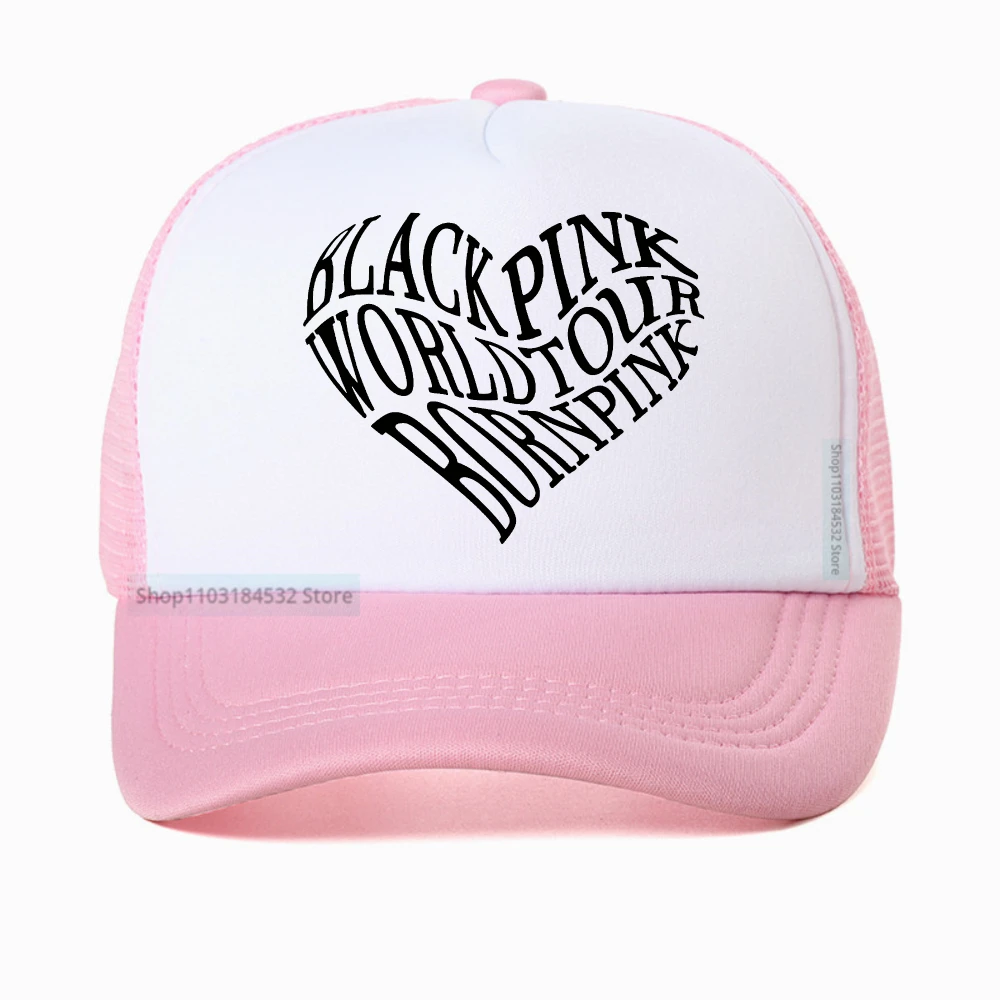 Are You Born Pink Member World Tour hat Summer Hip Hop Baseball Cap Couple mesh Breathable Snapback hata Bones
Are You Born Pink Member World Tour hat Summer Hip Hop Baseball Cap Couple mesh Breathable Snapback hata Bones