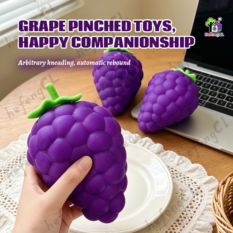 (HefengCL)Oversized Grape Squishy, Soft Stress Relief Fidget Toy, Mini Reward Gift for Kids Holiday & Classroom
(HefengCL)Oversized Grape Squishy, Soft Stress Relief Fidget Toy, Mini Reward Gift for Kids Holiday & Classroom