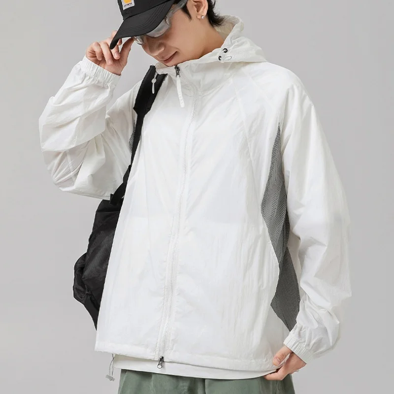 UPF50+ Sunscreen Clothing Thin Spring Summer New Breathable Mesh Design UV Hooded Sun Protective Clothing Jacket
UPF50+ Sunscreen Clothing Thin Spring Summer New Breathable Mesh Design UV Hooded Sun Protective Clothing Jacket