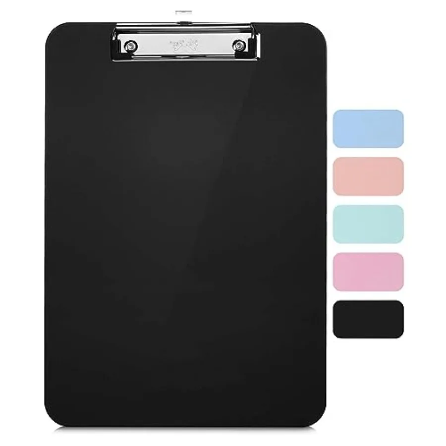 Plastic Clipboard, Letter Size,,Clipboard Plastic, Low-Profile Metal Clip with Retractable Hanging Hole
Plastic Clipboard, Letter Size,,Clipboard Plastic, Low-Profile Metal Clip with Retractable Hanging Hole