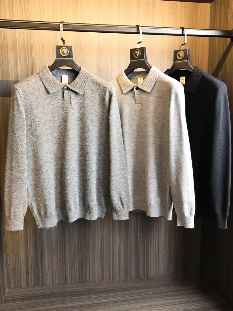 Ele Italian Sle мужские Long Sve трикотажные роскошные мягкие теплые деловые с отложным воротником осень-зима модные повседневные
Ele Italian Sle мужские Long Sve трикотажные роскошные мягкие теплые деловые с отложным воротником осень-зима модные повседневные