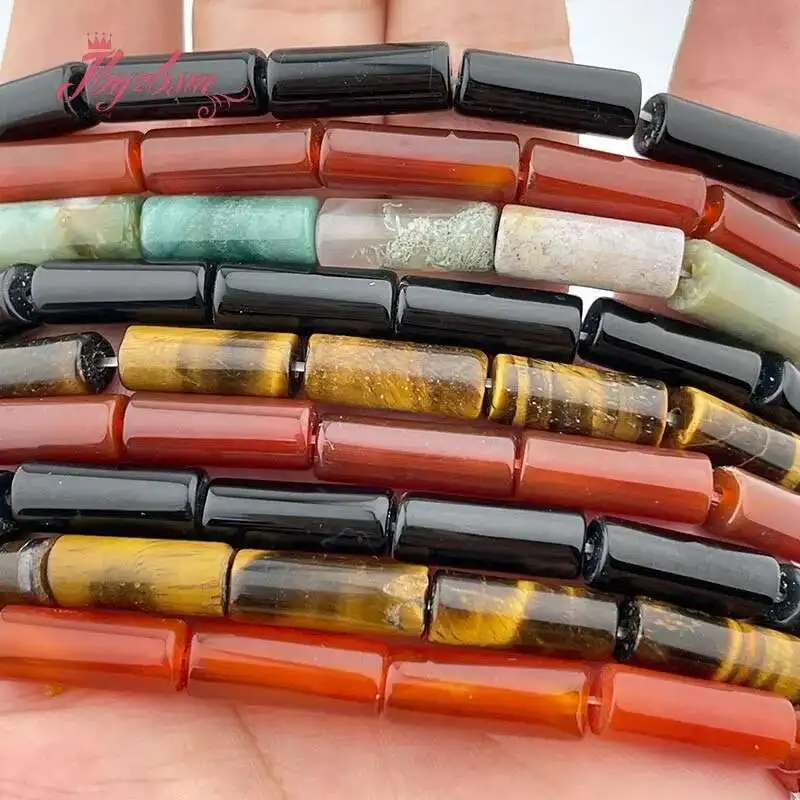 5x15-6x15mm Column Tube Natural Stone Spacer Loose Beads 15 inch for DIY Charms Accessories Necklace Bracelet Jewelry Making 
5x15-6x15mm Column Tube Natural Stone Spacer Loose Beads 15 inch for DIY Charms Accessories Necklace Bracelet Jewelry Making