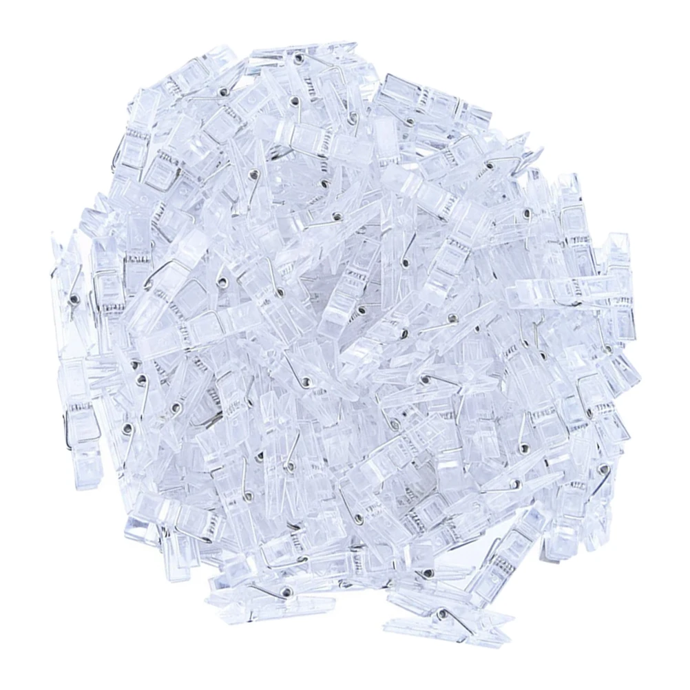 100Pcs Photo Clips Small Clothespins Portable Plastic Hangers Strong Useful Home Decor Photo Clips Clothes Pin
100Pcs Photo Clips Small Clothespins Portable Plastic Hangers Strong Useful Home Decor Photo Clips Clothes Pin