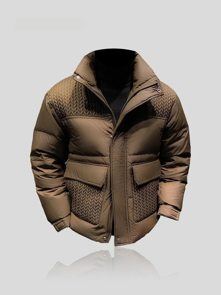 IT Men's down Jacket 90 Duck down Thickened Stand Collar Warm Autumn Winter New Style Fashionable Men's Outerwear
IT Men's down Jacket 90 Duck down Thickened Stand Collar Warm Autumn Winter New Style Fashionable Men's Outerwear
