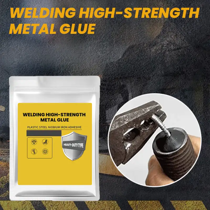 Strong Metal Repair Glue Heat Resistance AB Glue Sealant Strength Iron Cold Welding Industrial Repair Adhesive Agent Caster Glue 
Strong Metal Repair Glue Heat Resistance AB Glue Sealant Strength Iron Cold Welding Industrial Repair Adhesive Agent Caster Glue
