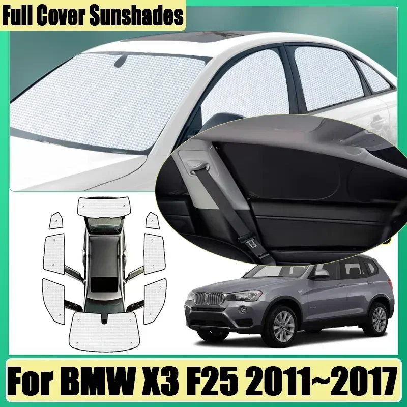 Car Covers For BMW X3 F25 2011~2017 Auto Full Coverage Sunshade Window Shading Sun Protector Anti-UV Privacy Blocks Accessories
Car Covers For BMW X3 F25 2011~2017 Auto Full Coverage Sunshade Window Shading Sun Protector Anti-UV Privacy Blocks Accessories