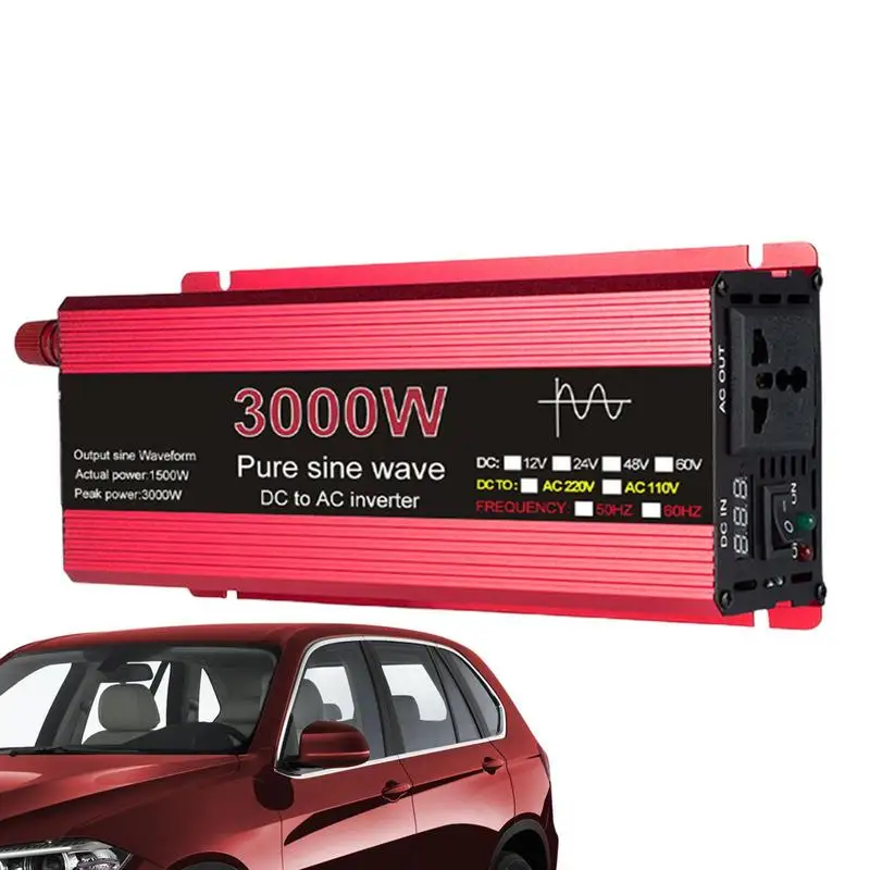 Car Inverter DC 12v To 220v Car Converter Car Charger Plug Inverter Adapter Converter For Camping Home Vehicles RV
Car Inverter DC 12v To 220v Car Converter Car Charger Plug Inverter Adapter Converter For Camping Home Vehicles RV