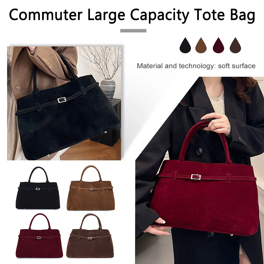 Frosted Tote Bag Large Capacity Versatile Tote Handbag Casual Matte Shoulder Bag Travel Date Work Handbag
Frosted Tote Bag Large Capacity Versatile Tote Handbag Casual Matte Shoulder Bag Travel Date Work Handbag