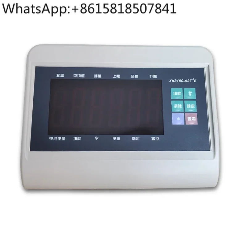 XK3190-A27E display instrument, electronic scale instrument display A27 instrument head
XK3190-A27E display instrument, electronic scale instrument display A27 instrument head