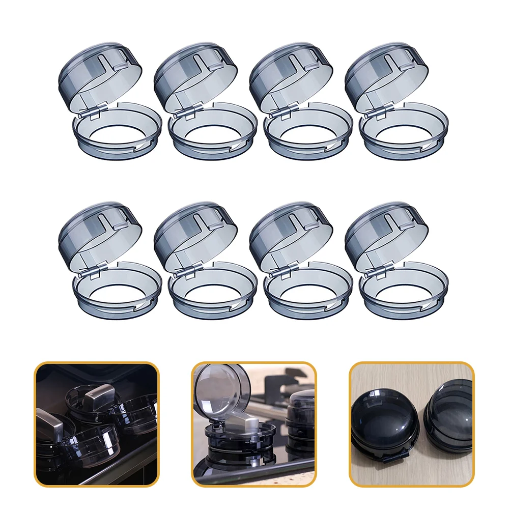 8 Pcs Aldult Protector Knob Cover Child Cookware Burner Covers for Gas Stove Range Protectors Plastic Black Cooking Utensils
8 Pcs Aldult Protector Knob Cover Child Cookware Burner Covers for Gas Stove Range Protectors Plastic Black Cooking Utensils