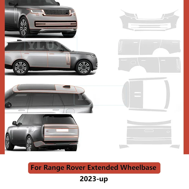 Pre cut Protection Film for Range Rover Extended Wheelbase 2023-UP Paint PPF Kit Decal Transparent Car Body Cover Clear Sticker
Pre cut Protection Film for Range Rover Extended Wheelbase 2023-UP Paint PPF Kit Decal Transparent Car Body Cover Clear Sticker