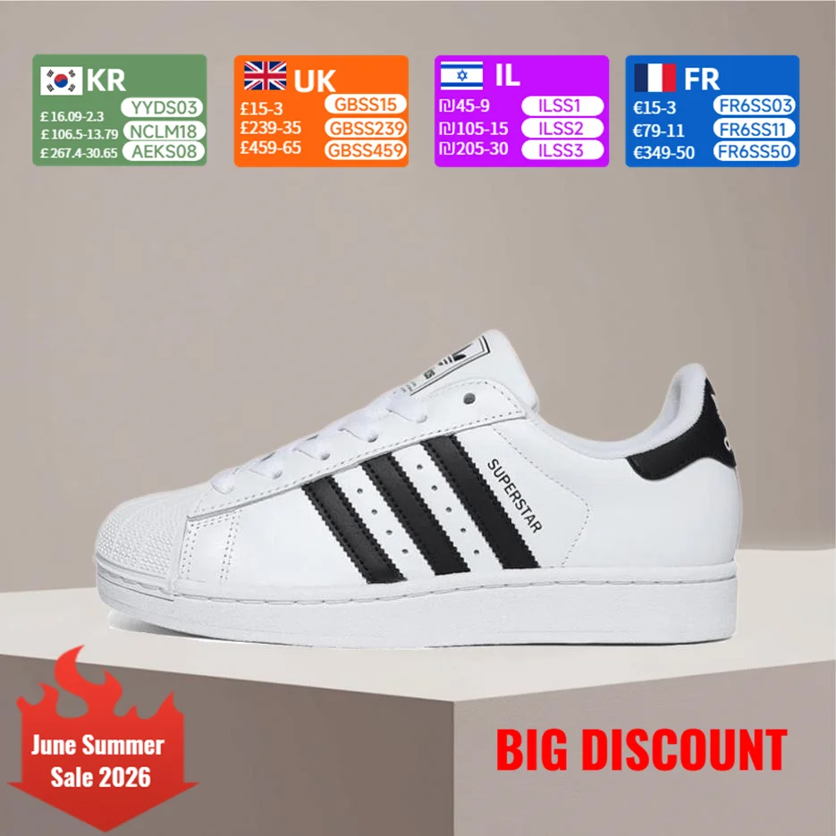 adidas Originals Superstar 2 Comfortable, Durable, Supportive, Slip-Resistant Multi-Function Skate Shoes Unisex Casual JH9976
adidas Originals Superstar 2 Comfortable, Durable, Supportive, Slip-Resistant Multi-Function Skate Shoes Unisex Casual JH9976