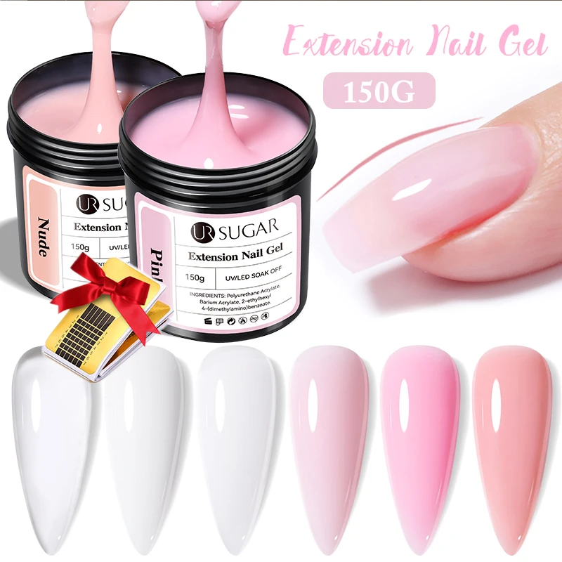 UR SUGAR 150g Clear Quick Extension French Acrylic Gel Soak Off UV LED Camouflage Color Nail Building Gel Manicure Nail Extend
UR SUGAR 150g Clear Quick Extension French Acrylic Gel Soak Off UV LED Camouflage Color Nail Building Gel Manicure Nail Extend