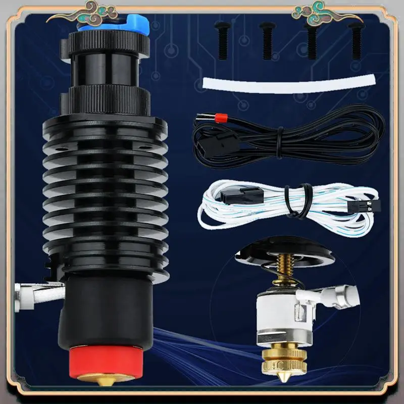 Прочный 2X для E3D Revo Hotend Kit V6, латунная насадка для радиатора, нагревательный сердечник, термистор 104Nt для деталей 3D-принтера E3D Revo
Прочный 2X для E3D Revo Hotend Kit V6, латунная насадка для радиатора, нагревательный сердечник, термистор 104Nt для деталей 3D-принтера E3D Revo