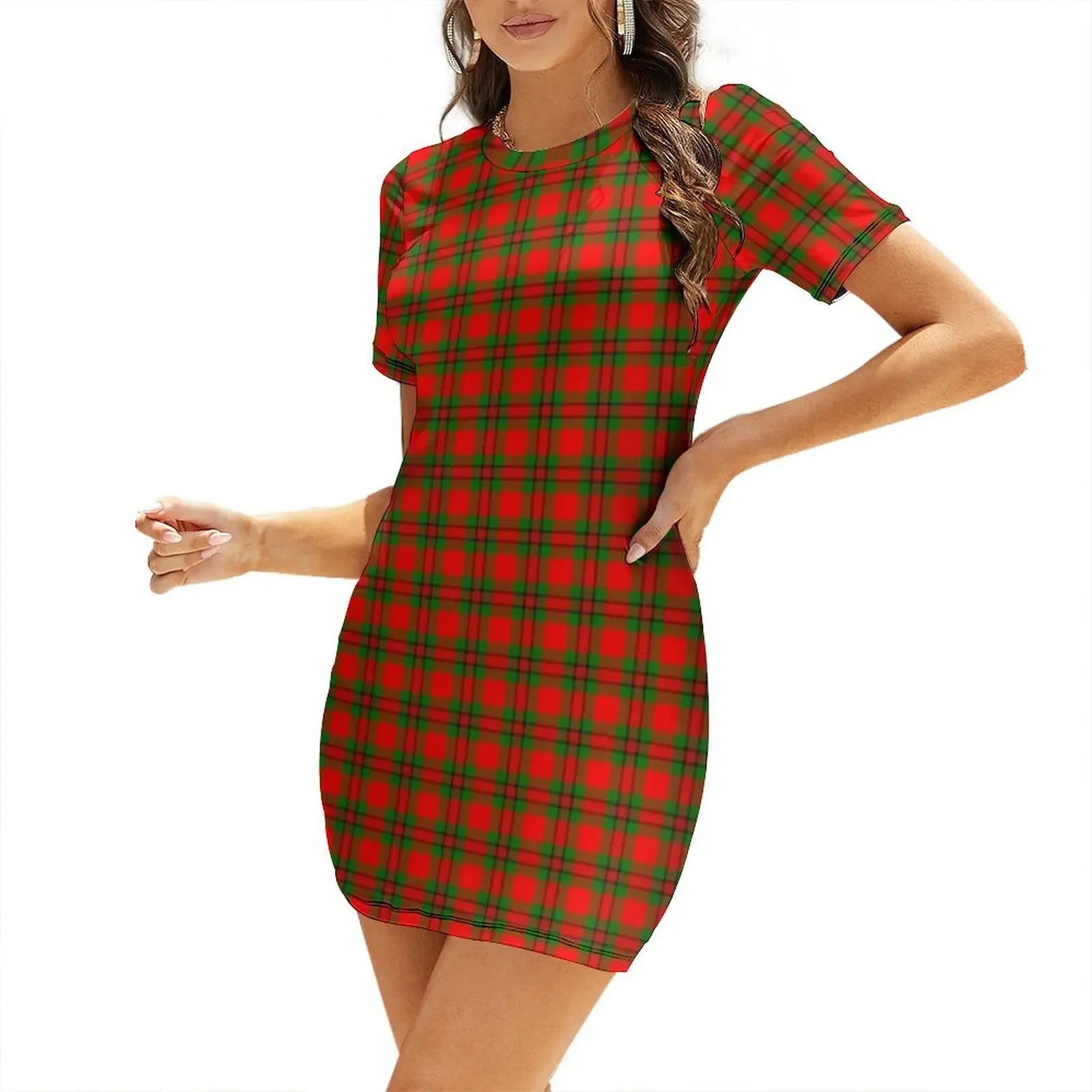 Christmas Plaid Holiday Tartan Short Sleeved Dress chic and elegant evening dress wedding dresses for parties
Christmas Plaid Holiday Tartan Short Sleeved Dress chic and elegant evening dress wedding dresses for parties