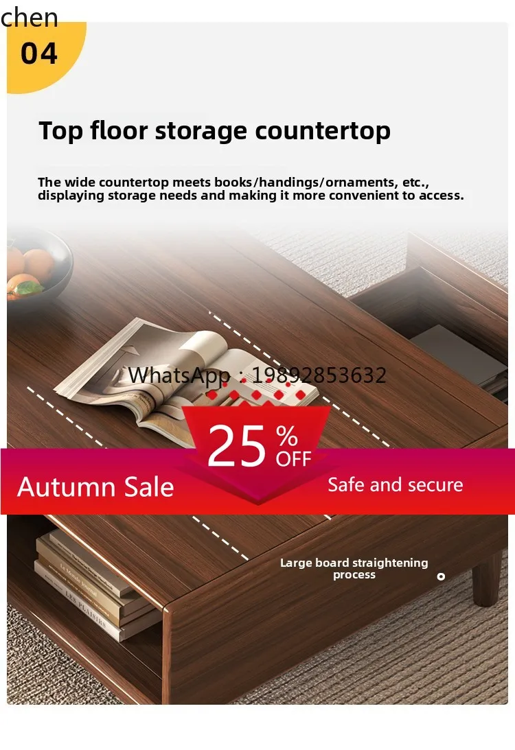 new Chinese-style simple coffee table TV cabinet combination small apartment living room double drawer tea table
new Chinese-style simple coffee table TV cabinet combination small apartment living room double drawer tea table