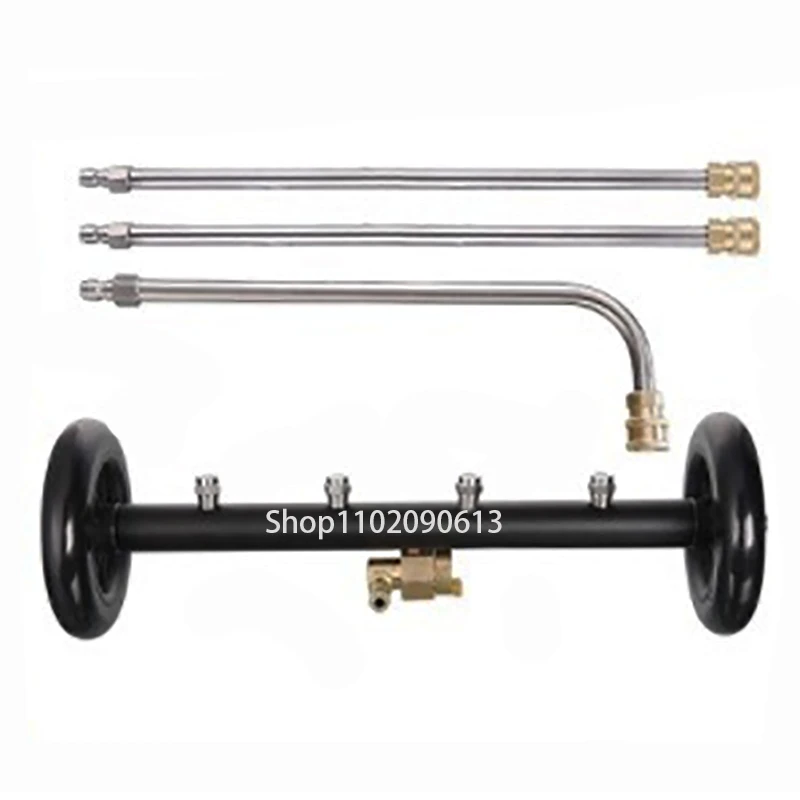 Dual-Function Undercarriage Pressure Washer Cleaner 16 Inch Power Washer Under Car Water Broom with 3 Pieces Extension Wand
Dual-Function Undercarriage Pressure Washer Cleaner 16 Inch Power Washer Under Car Water Broom with 3 Pieces Extension Wand