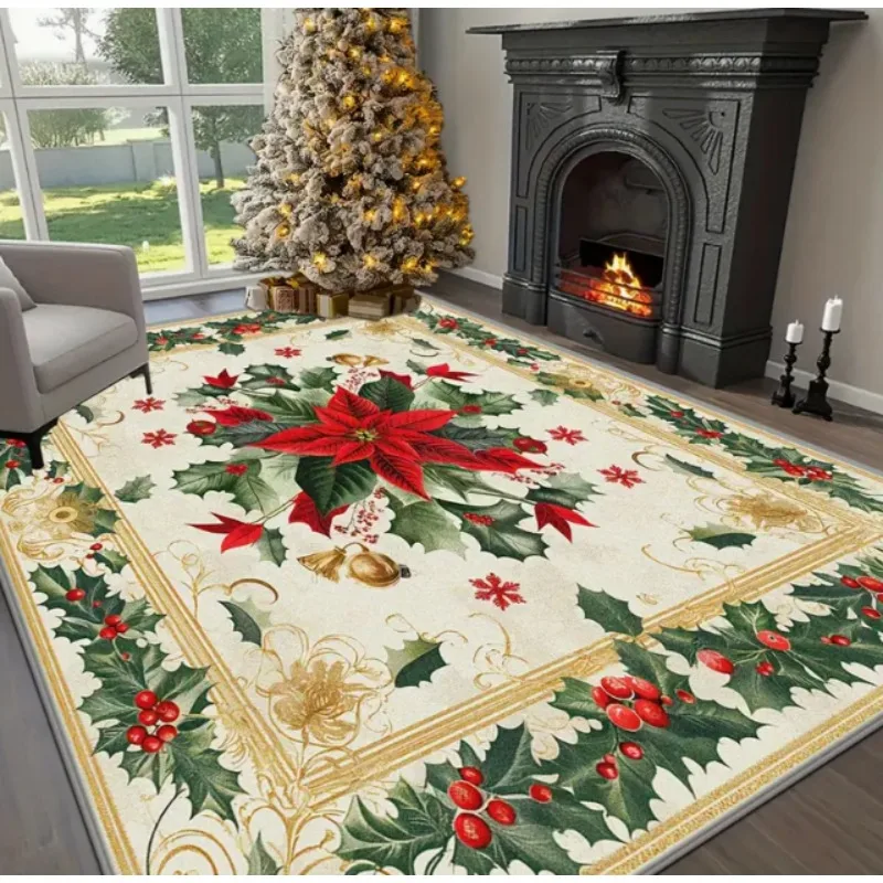 Christmas Luxurious Carpet Theme Indoor Area Living Room Mat Edge Large Mat Suitable for Bedroom Mats Window Sill Holiday Rugs
Christmas Luxurious Carpet Theme Indoor Area Living Room Mat Edge Large Mat Suitable for Bedroom Mats Window Sill Holiday Rugs