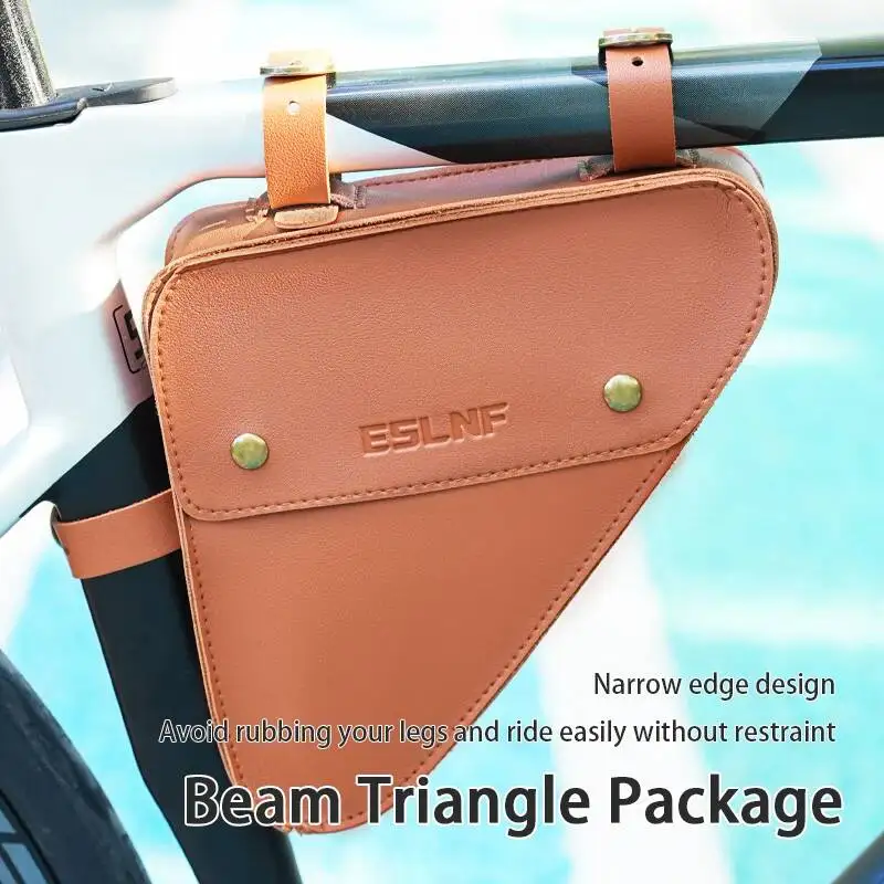 ESLNF Retro Triangle Bag Bike PU Leather Bicycle Front Frame Ultra-Light Tube Small Packet Repair Tool Pouch Cycling Accessory
ESLNF Retro Triangle Bag Bike PU Leather Bicycle Front Frame Ultra-Light Tube Small Packet Repair Tool Pouch Cycling Accessory