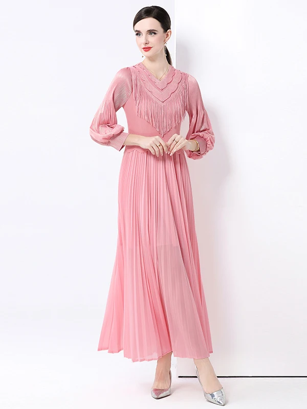 Retro Heavy Embellied Gold Emed Lantern Sve Pleated Dr Ele High Waist Long Skirt Full of Personali New Sl...
Retro Heavy Embellied Gold Emed Lantern Sve Pleated Dr Ele High Waist Long Skirt Full of Personali New Sl...