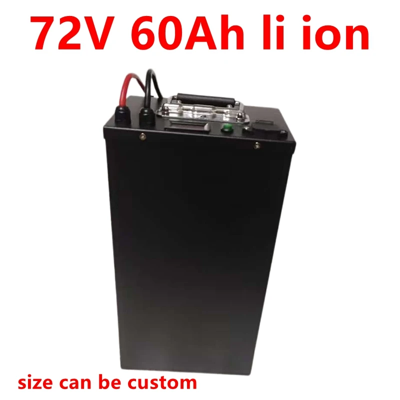 JJ 72v 60Ah li-ion lithium battery 72V with BMS for 3000W 5000W golf club bicycle bike tricycle motorhome AGV +10A charger
JJ 72v 60Ah li-ion lithium battery 72V with BMS for 3000W 5000W golf club bicycle bike tricycle motorhome AGV +10A charger