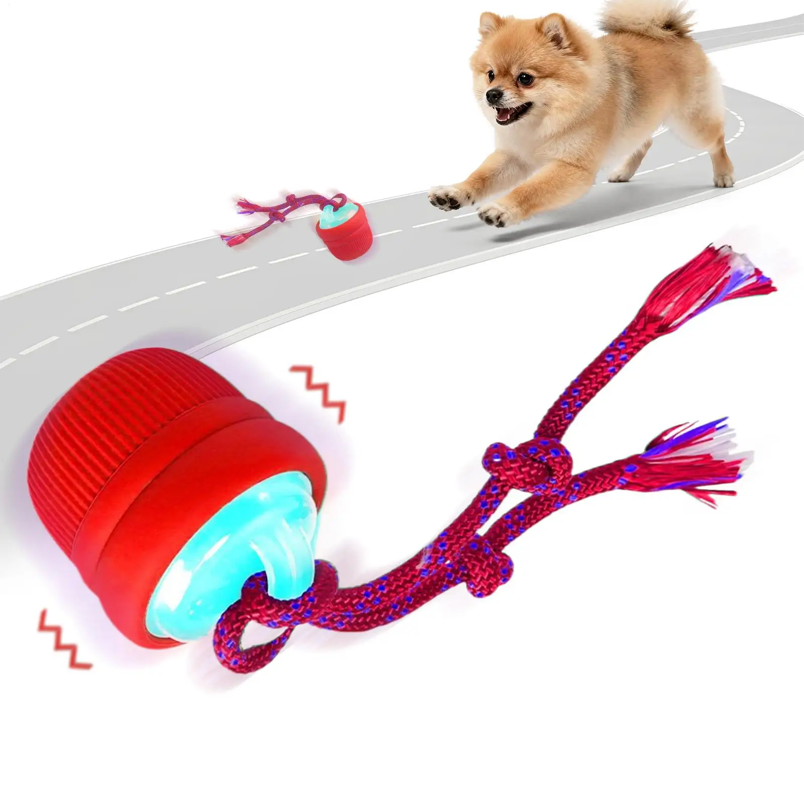 Игрушки для собак, жесткие забавные автоматические движущиеся игрушки для жевания с веревкой, автоматический движущийся мяч для собак для маленьких, средних и больших щенков, дома в помещении
Игрушки для собак, жесткие забавные автоматические движущиеся игрушки для жевания с веревкой, автоматический движущийся мяч для собак для маленьких, средних и больших щенков, дома в помещении