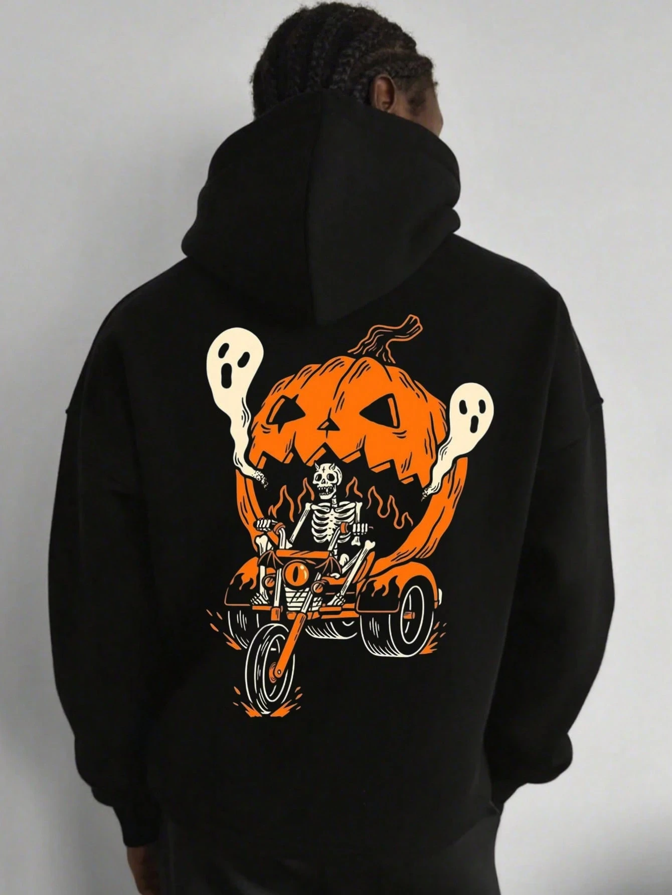 Autumn/Winter 2025 New Halloween Pumpkin Boy Skull Carriage Hoodie with Hood Thin Coat
Autumn/Winter 2025 New Halloween Pumpkin Boy Skull Carriage Hoodie with Hood Thin Coat