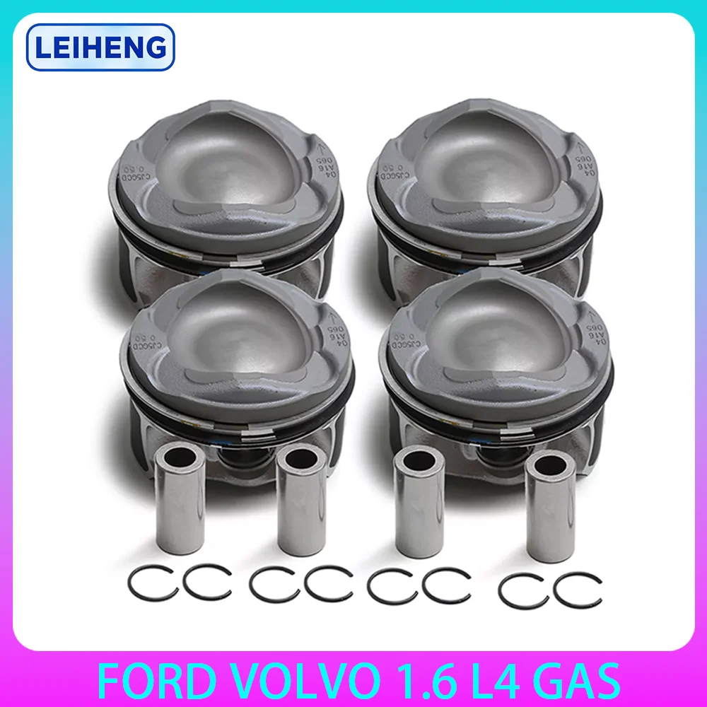 Cyl.Bore 79.00mm Engine Part Pistons & Piston Rings Set For VOLVO FORD 1.6L L4 1.6T GAS 1.6 L T 1596cc B4164 JTDA 2010-2020
Cyl.Bore 79.00mm Engine Part Pistons & Piston Rings Set For VOLVO FORD 1.6L L4 1.6T GAS 1.6 L T 1596cc B4164 JTDA 2010-2020