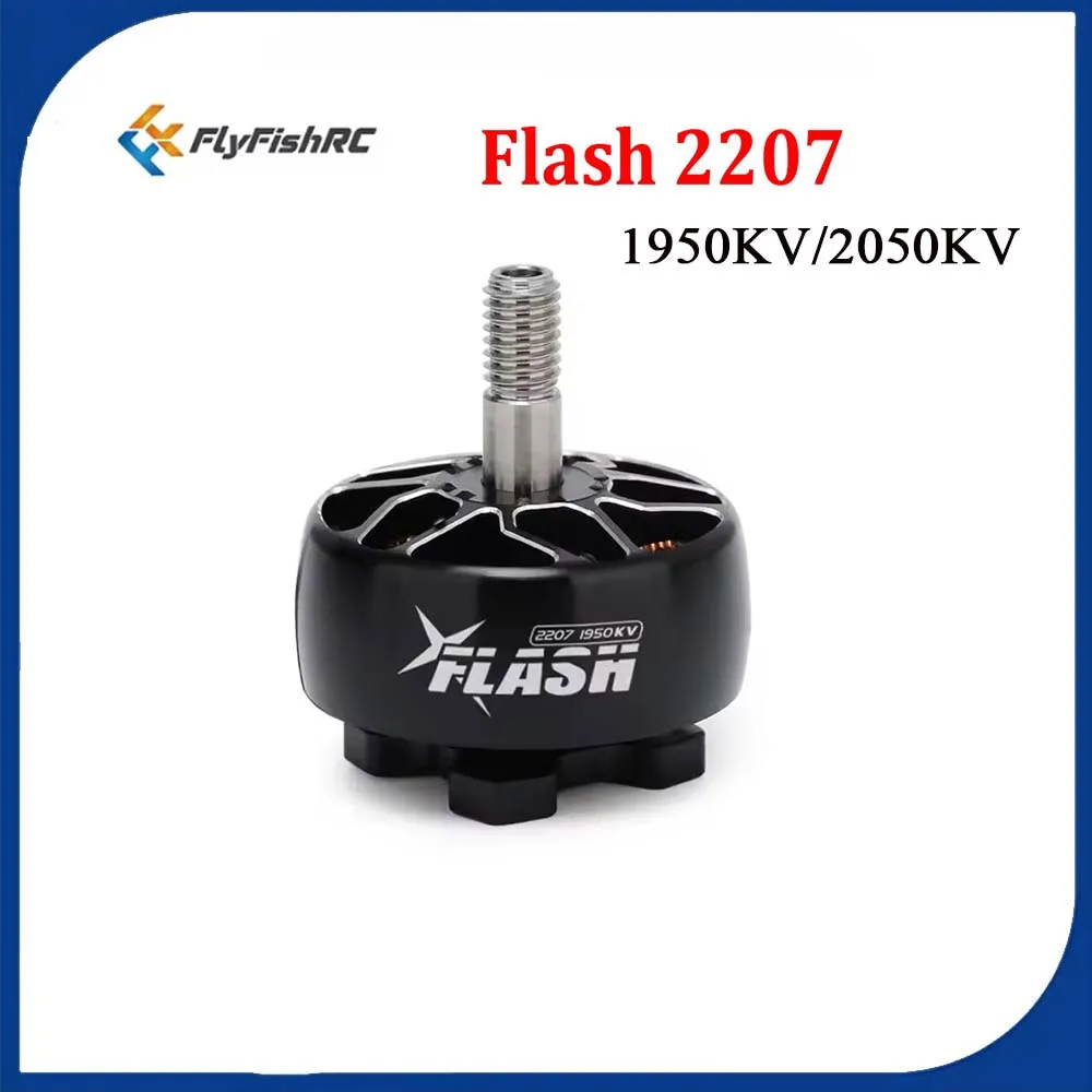 FlyFishRC Flash 2207 1950KV 2005KV 2 - 6S Brushless Motor with Gemfan HQ 5inch Propeller for Agile FPV RC Racing Drone Frame Kit
FlyFishRC Flash 2207 1950KV 2005KV 2 - 6S Brushless Motor with Gemfan HQ 5inch Propeller for Agile FPV RC Racing Drone Frame Kit