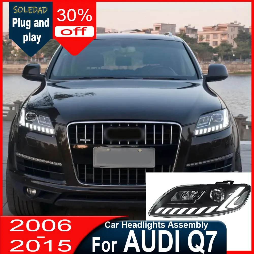For Audi Q7 2006-2015 new style full LED Assembly Upgrade High Configure Projector Lens AccessoriesCar Headlights Plug and play
For Audi Q7 2006-2015 new style full LED Assembly Upgrade High Configure Projector Lens AccessoriesCar Headlights Plug and play