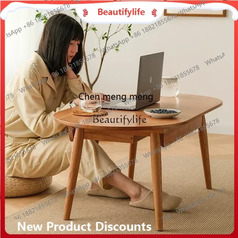 cn8350 New style New Solid wood coffee table small apartment Japanese-style Nordic simple modern log cherry wood oval small coff
cn8350 New style New Solid wood coffee table small apartment Japanese-style Nordic simple modern log cherry wood oval small coff