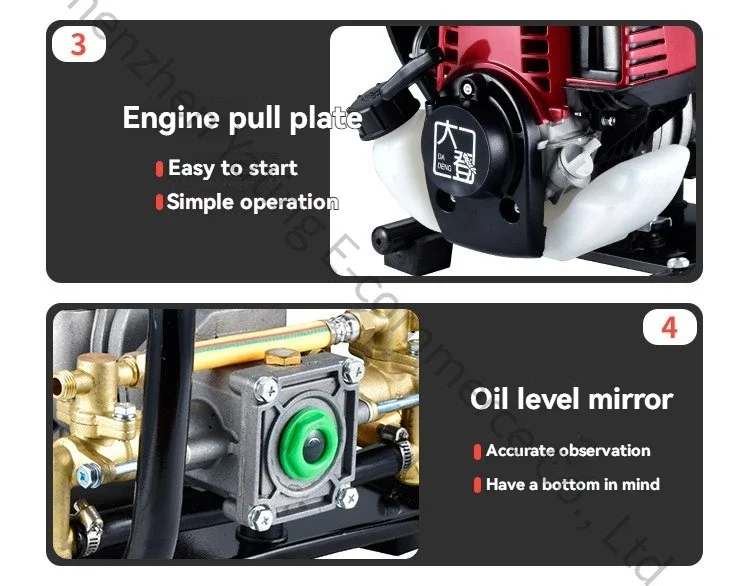 1pc Four-stroke Electric Start High-pressure Sprayer Integrated Garden Fruit Tree Disinfection Flushing Pump Sprayer
1pc Four-stroke Electric Start High-pressure Sprayer Integrated Garden Fruit Tree Disinfection Flushing Pump Sprayer