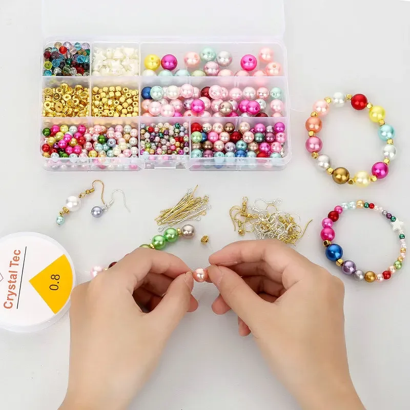 1020PCS Pearl Beads Kit Multicolor Pearl Beads Small Loose Pearl Filler Beads for Jewelry Making Bracelet Necklace Earrings DIY 
1020PCS Pearl Beads Kit Multicolor Pearl Beads Small Loose Pearl Filler Beads for Jewelry Making Bracelet Necklace Earrings DIY