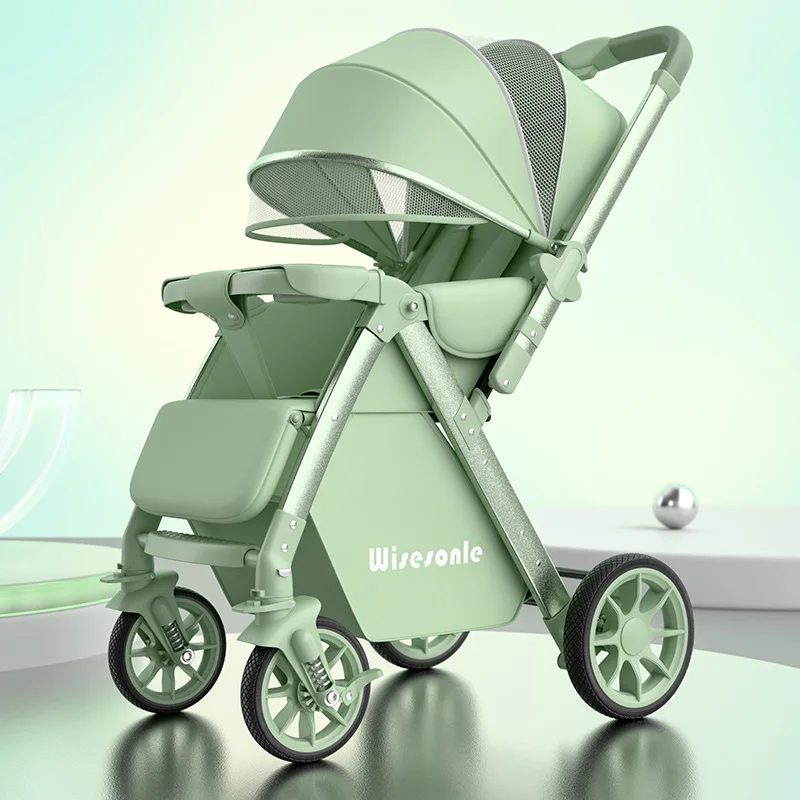 High Landscape Baby Stroller with Reversible Seat Multi Position Recline Double Lock Fold and Shock Absorbing Wheels
High Landscape Baby Stroller with Reversible Seat Multi Position Recline Double Lock Fold and Shock Absorbing Wheels