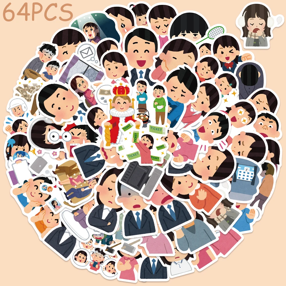 64pcs Cartoon Japanese Characters Stickers Decals For Phone Laptop Scrapbook Skateboard Guitar DIY Aesthetic Stickers Kids Gifts
64pcs Cartoon Japanese Characters Stickers Decals For Phone Laptop Scrapbook Skateboard Guitar DIY Aesthetic Stickers Kids Gifts