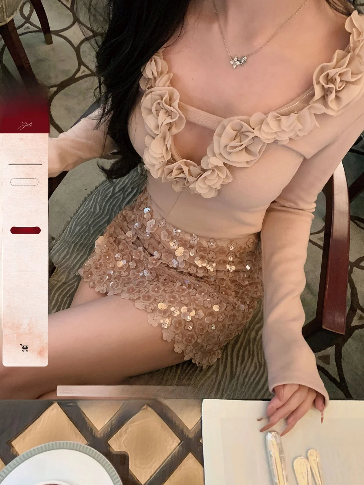Женский топ YOLI Zhang Yuli Flouquet Love Coffee Color V-ne Hollow Base, весенний, универсальный, стройнящий, с V-образным вырезом и вырезами, цвет кофе.
Женский топ YOLI Zhang Yuli Flouquet Love Coffee Color V-ne Hollow Base, весенний, универсальный, стройнящий, с V-образным вырезом и вырезами, цвет кофе.