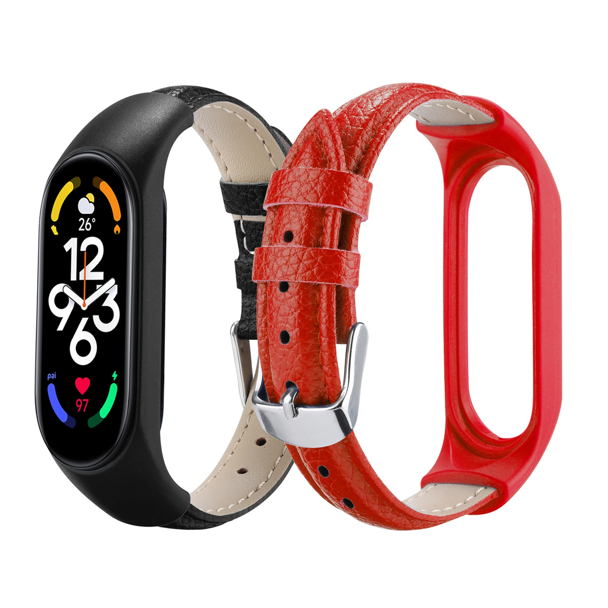 Ремешок для Xiaomi Amazfit band 5, браслет из искусственной кожи с рамкой из ТПУ, браслеты, умные аксессуары
Ремешок для Xiaomi Amazfit band 5, браслет из искусственной кожи с рамкой из ТПУ, браслеты, умные аксессуары