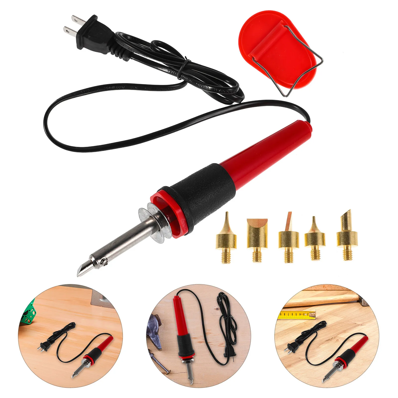 1Set Pyrography Creative Pen Set Wood Kit with Soldering Craft Ergonomic Grip for Professional
1Set Pyrography Creative Pen Set Wood Kit with Soldering Craft Ergonomic Grip for Professional