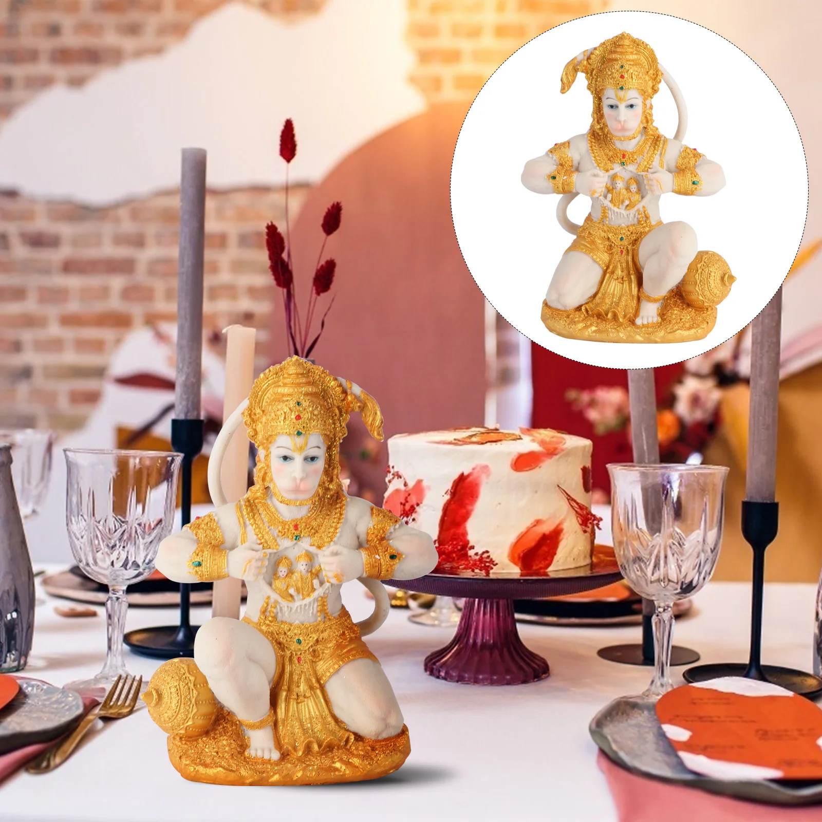 Monkey Statue Desktop Decor Miniature Decoration Nod Wealth Car Dashboard Ornament Office Home Crafts Figurine
Monkey Statue Desktop Decor Miniature Decoration Nod Wealth Car Dashboard Ornament Office Home Crafts Figurine