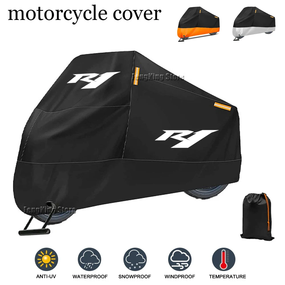 Motorcycle Cover Waterproof Outdoor Motorbike Rain Dustproof Snow Sun UV Protector For YAMAHA YZFR1 YZF R1
Motorcycle Cover Waterproof Outdoor Motorbike Rain Dustproof Snow Sun UV Protector For YAMAHA YZFR1 YZF R1