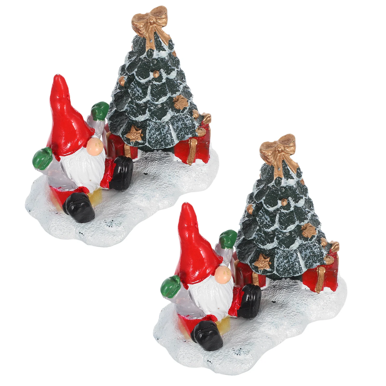 2Pcs Christmas Tree Ornamental Resin Santa Claus Holiday Scene Setup Xmas Tabletop Decoration Miniature Tree Ornaments
2Pcs Christmas Tree Ornamental Resin Santa Claus Holiday Scene Setup Xmas Tabletop Decoration Miniature Tree Ornaments