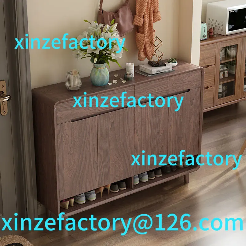 Customizable all-solid wood shoes large-capacity home entrance living room entrance cabinet
Customizable all-solid wood shoes large-capacity home entrance living room entrance cabinet